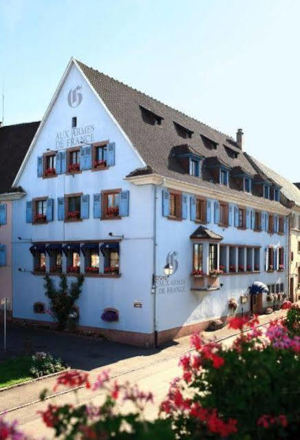 Aux Armes De France Hotel Ammerschwihr Buitenkant foto